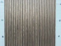 Akoestisch wandpaneel black walnut (12x) - afbeelding 9 van  18