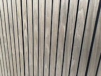 Akoestisch wandpaneel black walnut (24x) - afbeelding 2 van  17