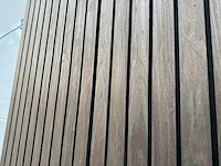 Akoestisch wandpaneel black walnut (24x) - afbeelding 3 van  17