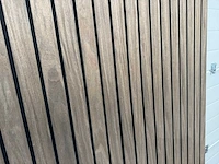 Akoestisch wandpaneel black walnut (24x) - afbeelding 5 van  17