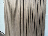 Akoestisch wandpaneel black walnut (24x) - afbeelding 15 van  17