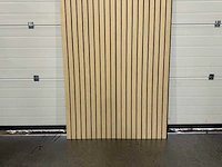 Akoestisch wandpaneel eiken (3x) - afbeelding 2 van  16