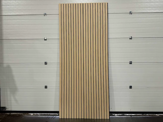 Akoestisch wandpaneel eiken (8x) - afbeelding 1 van  16
