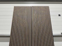Akoestisch wandpaneel walnut (3x) - afbeelding 2 van  8