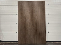 Akoestisch wandpaneel walnut (3x) - afbeelding 1 van  17