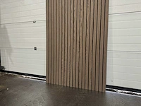 Akoestisch wandpaneel walnut (5x) - afbeelding 6 van  16