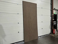 Akoestisch wandpaneel walnut (6x) - afbeelding 8 van  16