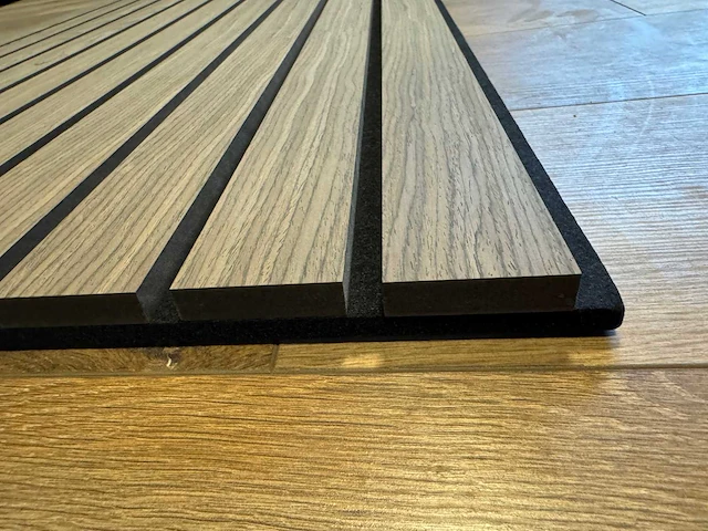 Akoestisch wandpaneel walnut (6x) - afbeelding 8 van  16