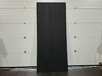 Akoestisch wandpaneel zwart (12x) - afbeelding 3 van  15