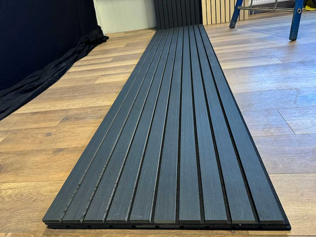 Akoestisch wandpaneel zwart (12x) - afbeelding 5 van  15
