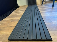 Akoestisch wandpaneel zwart (12x) - afbeelding 5 van  15