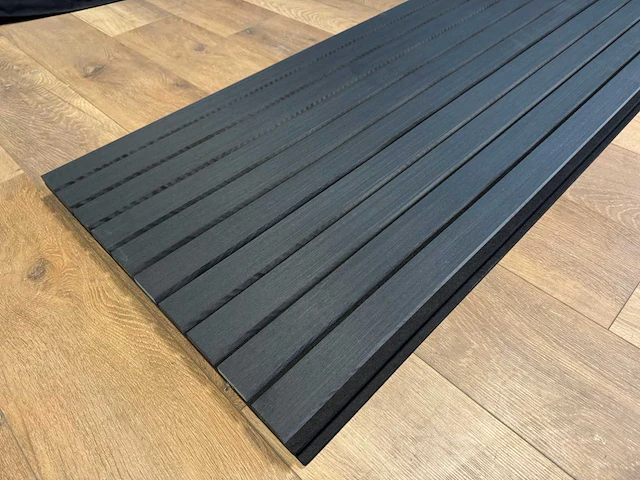 Akoestisch wandpaneel zwart (12x) - afbeelding 6 van  15