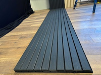 Akoestisch wandpaneel zwart (6x) - afbeelding 5 van  15