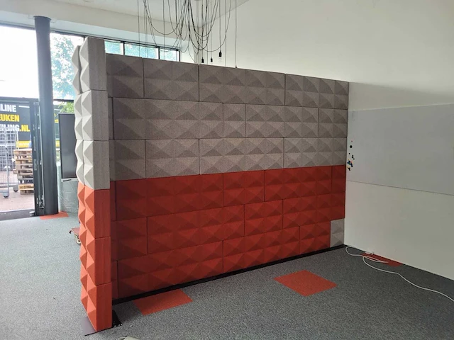 Akoestische wand/geluidsabsorberend scheidingssysteem - afbeelding 1 van  7
