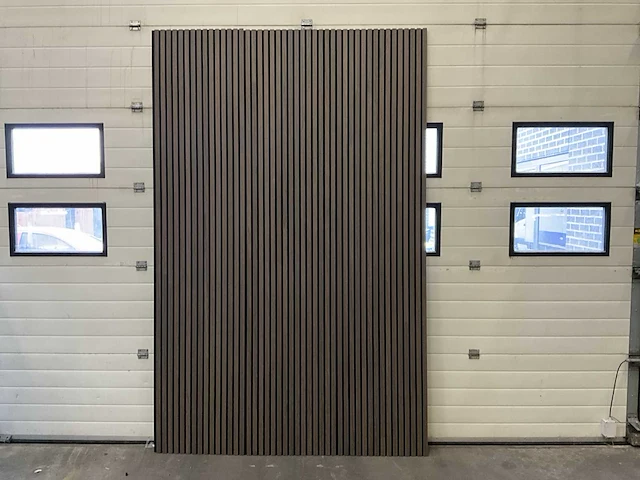 Akoestische wandpanelen - 2800x600mm - gerookt walnoot (12x) - afbeelding 1 van  5