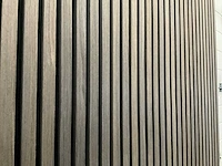 Akoestische wandpanelen - 2800x600mm - gerookt walnoot (8x) - afbeelding 4 van  5