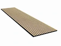Akoestische wandpanelen - naturel eiken - wanddecoratie (4x) - afbeelding 1 van  4