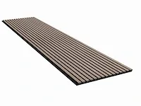 Akoestische wandpanelen - walnoot - wanddecoratie (4x) - afbeelding 1 van  3