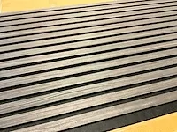 Akoestische wandpanelen - zwart eiken - wanddecoratie (4x) - afbeelding 5 van  10
