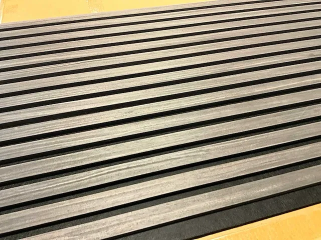 Akoestische wandpanelen - zwart eiken - wanddecoratie (4x) - afbeelding 5 van  10
