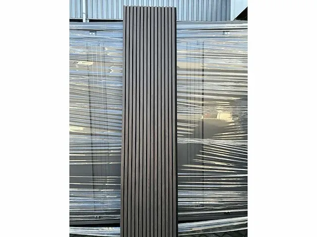 Akoestische wandpanelen - zwart eiken - wanddecoratie (4x) - afbeelding 10 van  10