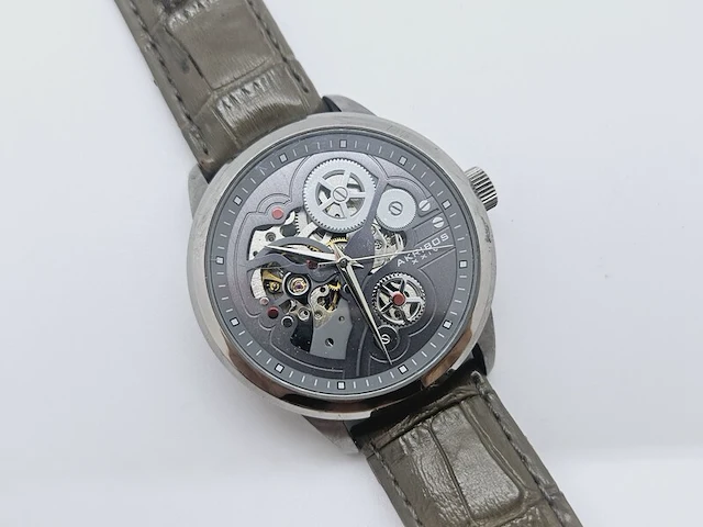 Akribos automatisch skeleton herenhorloge - afbeelding 1 van  8