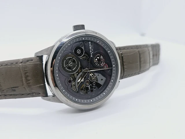 Akribos automatisch skeleton herenhorloge - afbeelding 6 van  8