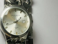 Akribos xxiv diamanten dameshorloge ak608ss - afbeelding 1 van  4