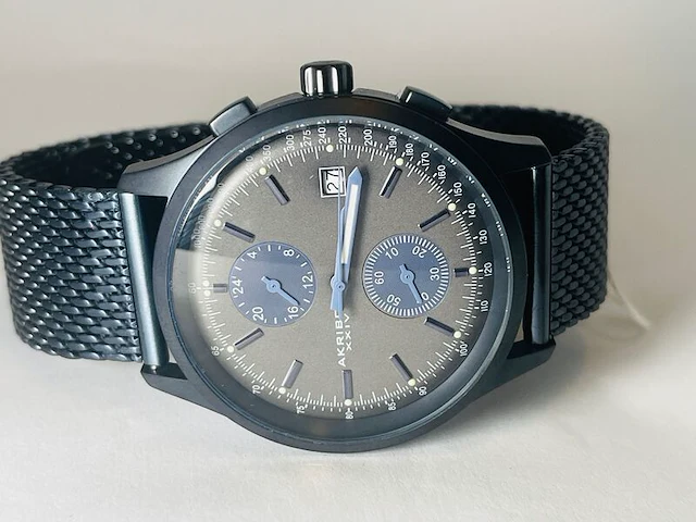 Akribos xxiv multi-function grey/steel herenhorloge - afbeelding 2 van  9