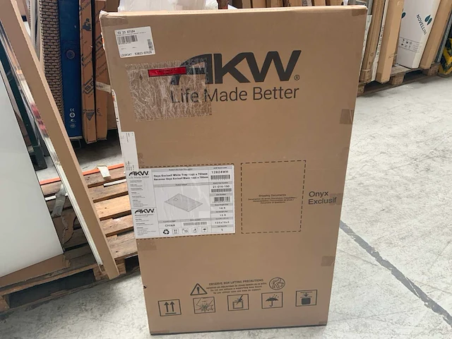 Akw onyx douchebak 120x70cm. - afbeelding 1 van  3