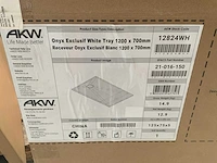Akw onyx douchebak 120x70cm. - afbeelding 2 van  3