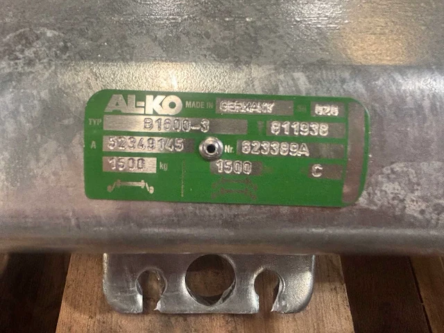 Al-ko b1600-3 aanhangwagen assen (1500kg) (5x) - afbeelding 4 van  7