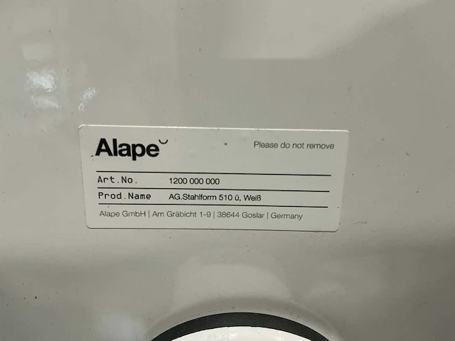 Alape wastafel (2x) - afbeelding 4 van  4