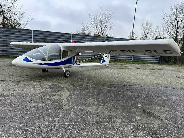 Albatros ae 209 ultra light propellor vliegtuig met rotax 582 bombardier v.v maatwerk trailer - afbeelding 2 van  27