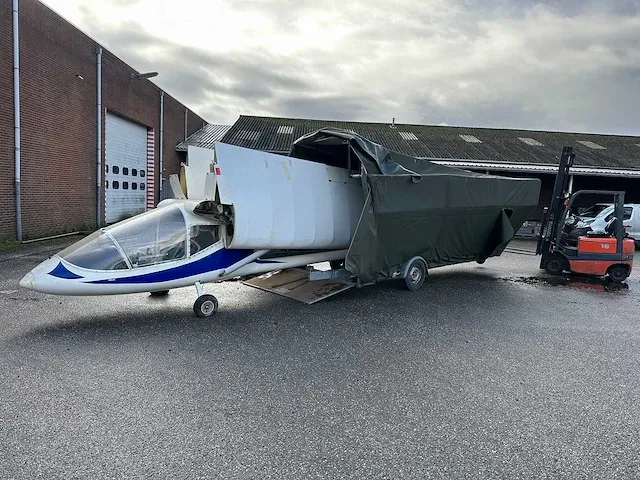 Albatros ae 209 ultra light propellor vliegtuig met rotax 582 bombardier v.v maatwerk trailer - afbeelding 8 van  27