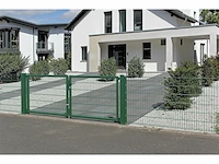 Alberts 652821 flexo plus accessoireset voor dubbele poorten ruw staal, thermisch verzinkt groen geplastificeerd ral 6005 - afbeelding 4 van  6