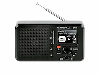 Albrecht dr 86 radio dab+ fm seniorenradio muziekstreaming 2200mah-batterij zwart - afbeelding 1 van  4