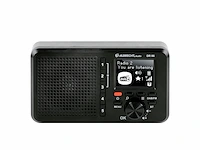 Albrecht dr 86 radio dab+ fm seniorenradio muziekstreaming 2200mah-batterij zwart - afbeelding 2 van  4
