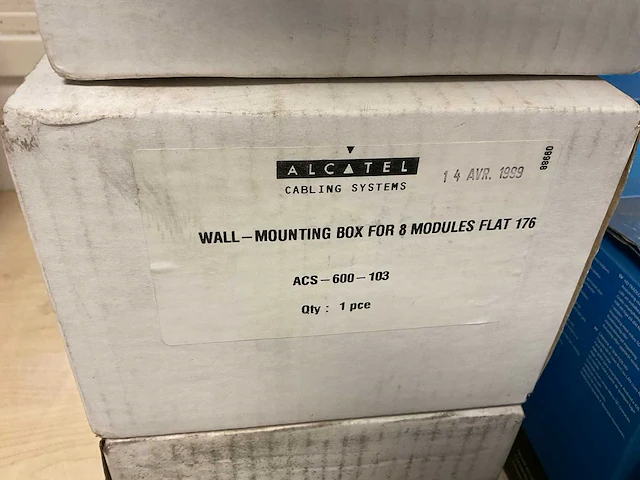 Alcatel acs-600-103 elektra montagebox (6x) - afbeelding 2 van  3