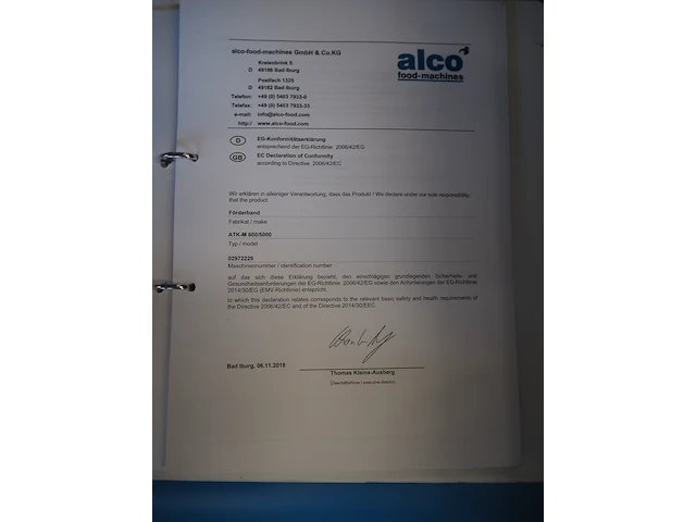 Alco-food-machines gmbh & co. kg - afbeelding 15 van  23