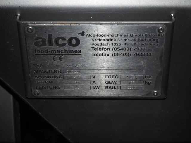 Alco-food-machines gmbh & co. kg - afbeelding 8 van  10