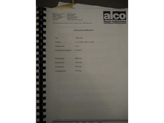 Alco food machines gmbh - afbeelding 10 van  20