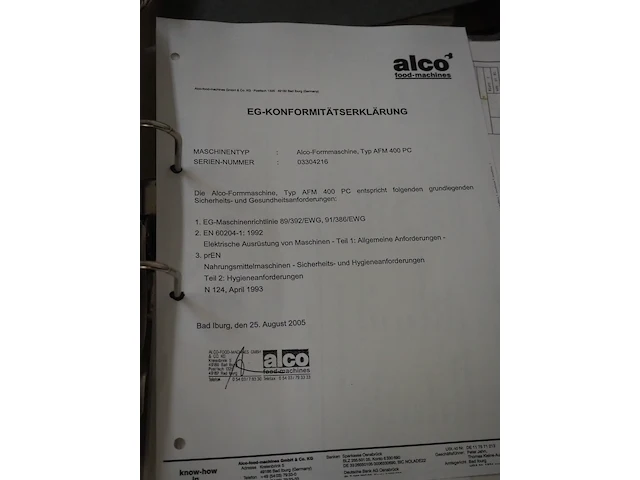 Alco food-machines gmbh&co.kg - afbeelding 20 van  33