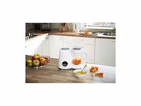 Alecto bfp66 babyrobot 5in1, stomen, mengen en puree, verwarmen, steriliseren van flessen en zuignappen, flessenwarmers wit - afbeelding 3 van  4