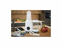 Alecto bfp66 babyrobot 5in1, stomen, mengen en puree, verwarmen, steriliseren van flessen en zuignappen, flessenwarmers wit - afbeelding 4 van  4