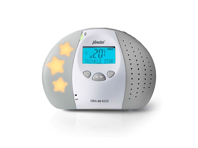 Alecto dbx-88gs dect babyfoon met display grijs - afbeelding 4 van  4