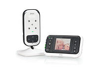 Alecto dvm-75 babyfoon met camera temperatuurweergave wit - afbeelding 1 van  6
