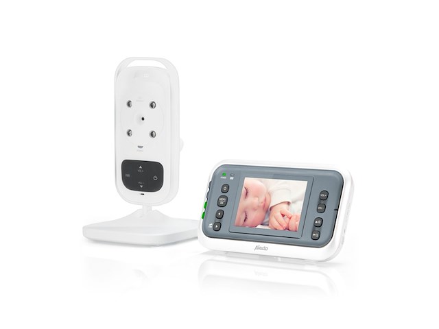 Alecto dvm-76 babyfoon met camera 2.8 scherm wit - afbeelding 1 van  4
