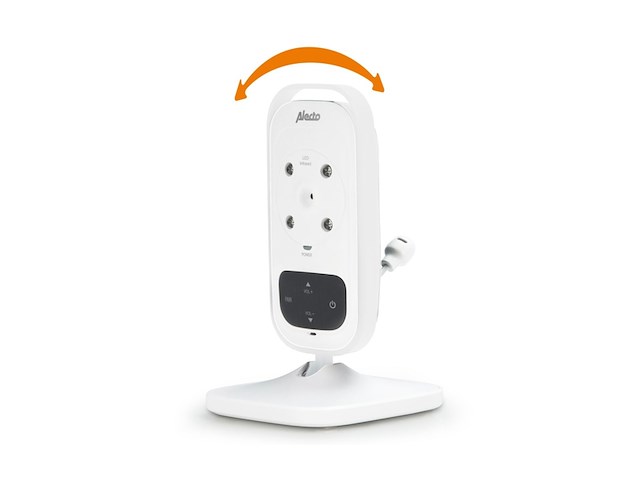 Alecto dvm-76 babyfoon met camera 2.8 scherm wit - afbeelding 4 van  4