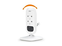 Alecto dvm-76 babyfoon met camera 2.8 scherm wit - afbeelding 4 van  4